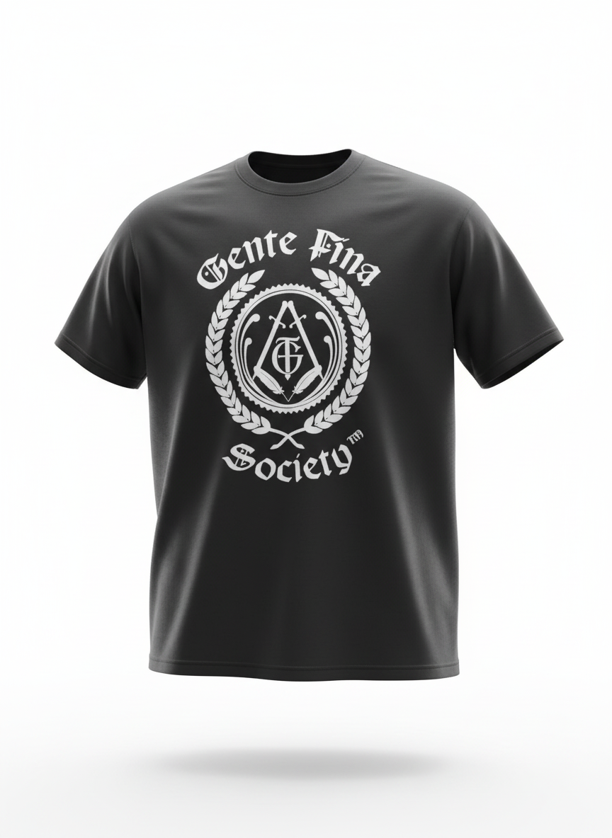 GENTE FINA SOCIETY POCKET T-SHIRT