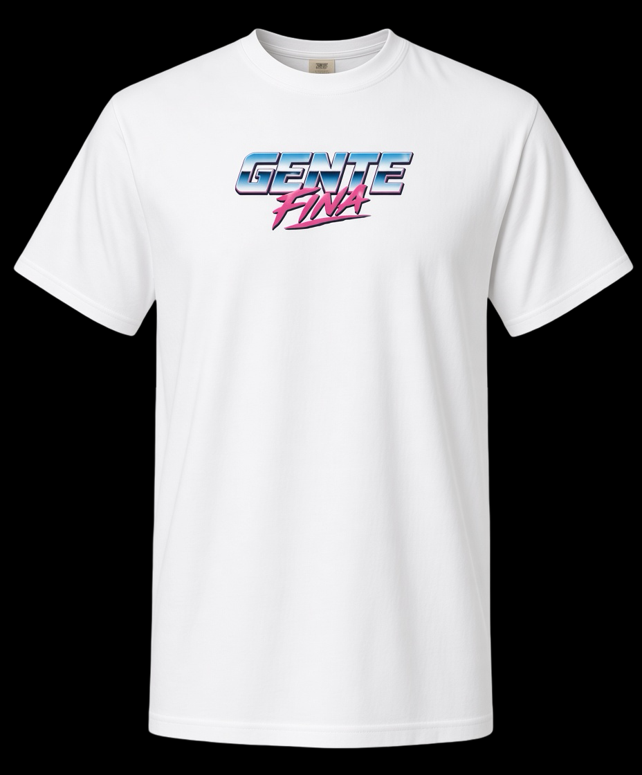 GENTE FINA RETRO 80s Vice City T-Shirt